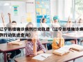 辽宁新增确诊病例行动轨迹（辽宁新增确诊病例行动轨迹查询）