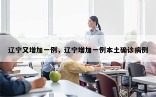 辽宁又增加一例，辽宁增加一例本土确诊病例