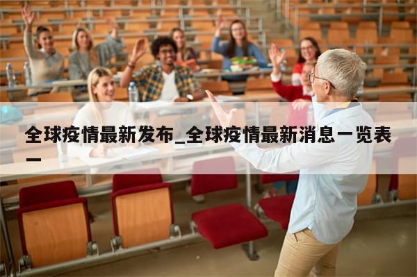 全球疫情最新发布_全球疫情最新消息一览表一